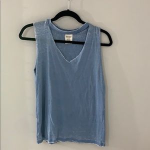 Blue Cutout Tank
